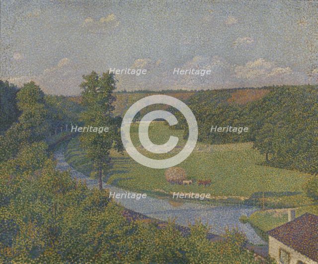 The valley of the Sambre, 1890. Creator: Théo van Rysselberghe.