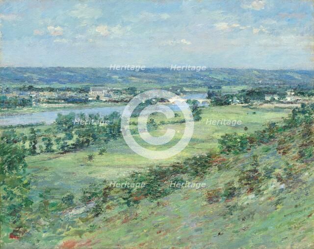The Valley of the Seine, from the Hills of Giverny, 1892. Creator: Theodore Robinson.