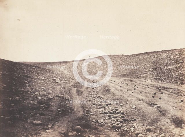 The Valley of the Shadow of Death, 1855. Creator: Roger Fenton.