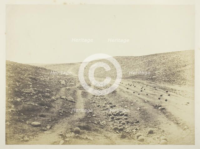 The Valley of the Shadow of Death, 1855. Creator: Roger Fenton.