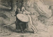 The Valley of the Shadow of Death c1916. Artist: William Strang