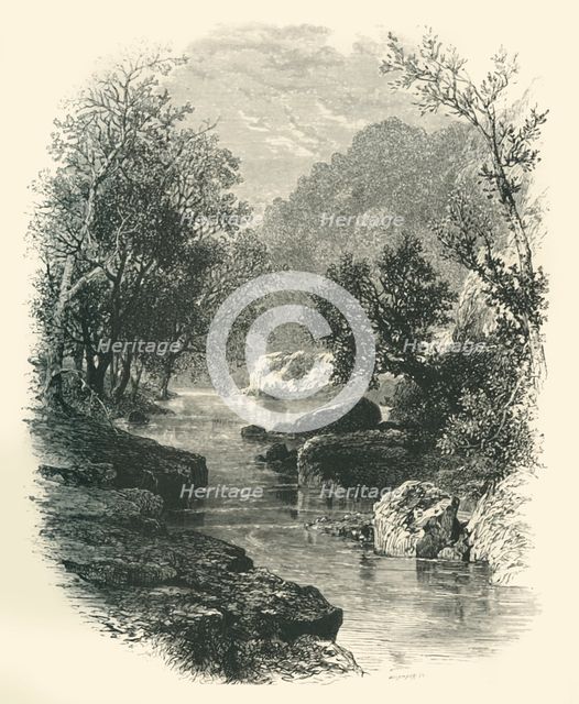 'The Valley of the Wharfe', c1870.