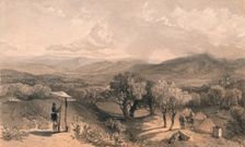 The Valley of Baidar, from Rear Petroski's Villa, Looking East 1856. Artists: Jonathan Needham, William Simpson