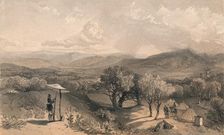 The Valley of Baidar, from Rear Petroski's Villa, Looking East 1856. Artists: Jonathan Needham, William Simpson