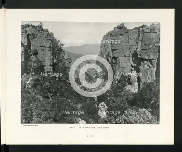 The Valley of Desolation, Graaf Reinet, South Africa, c1900?  Creator: Unknown.