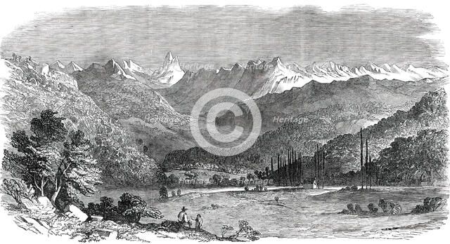 The Valley of Gan, near Pau, 1850. Creator: Unknown.