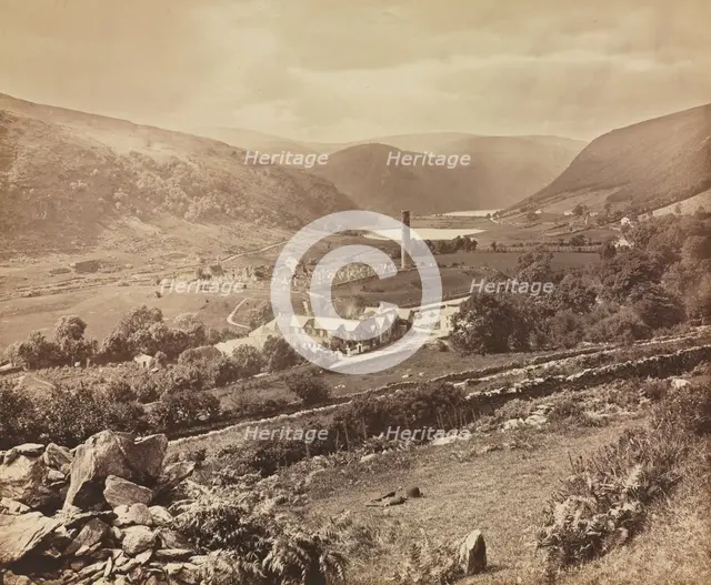 The Valley of Glendalough, County Wicklow, Ireland, c. 1864. Creator: William Russell Sedgfield (British, 1826-1902); W. Russell Sedgfield and Thomas Ogle, privately compiled.