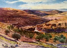 The Valley of Hinnom with the Hill of Offence 1902. Creator: John Fulleylove