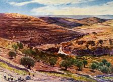 The Valley of Hinnom with the Hill of Offence 1902. Creator: John Fulleylove