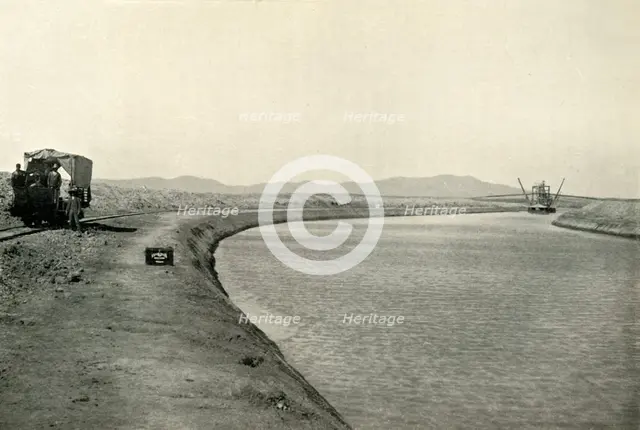 'The Valley of Mexico: The Great Drainage Canal', 1919. Creator: Unknown.