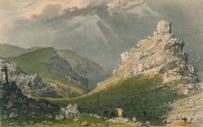 The Valley of Rocks, Near Linton, Devonshire 1831. Artist: Joseph Wilson Lowry