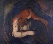 The Vampire (Love and Pain). Artist: Munch, Edvard (1863-1944)