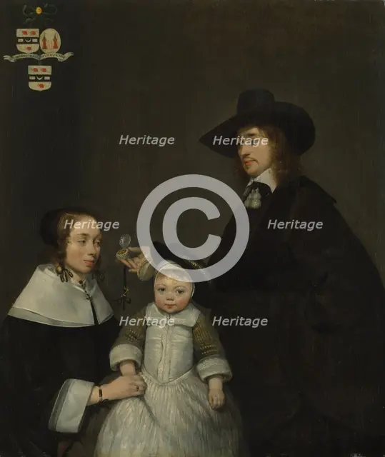 The Van Moerkerken Family, ca. 1653-54. Creator: Gerard Terborch II.