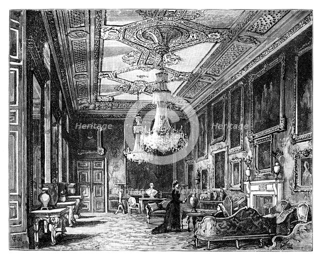 The Vandyke Room, Windsor Castle. Artist: Unknown