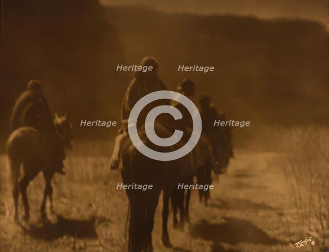 The Vanishing Race- Navajo, 1904. Creator: Edward Sheriff Curtis.