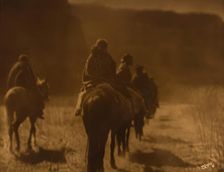 The Vanishing Race- Navajo, 1904. Creator: Edward Sheriff Curtis
