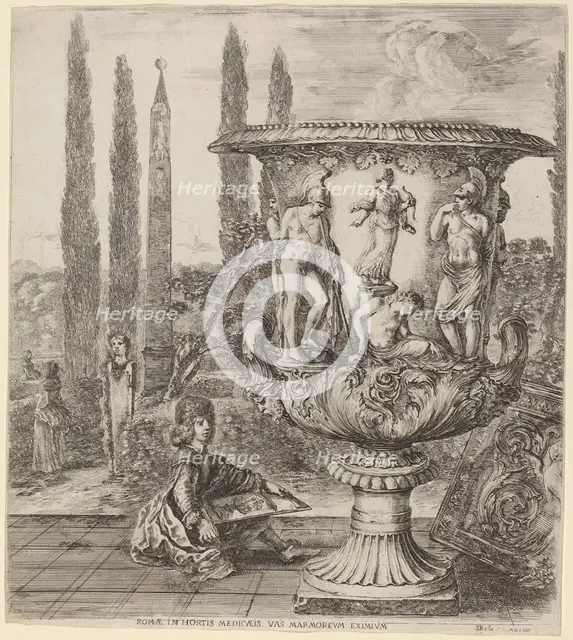 The Vase of the Medici, 1656. Creator: Stefano della Bella.