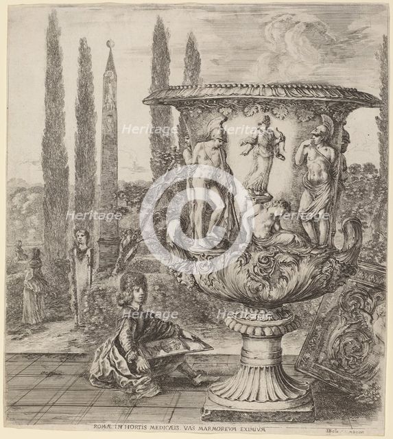 The Vase of the Medici, 1656. Creator: Stefano della Bella.