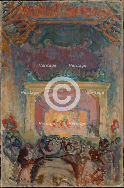 The Variety Theatre in Paris, 1912. Creator: Magnus Enckell.