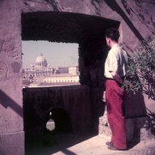The Vatican from Castel Sant'Angelo, Rome, Italy, c1955. Creator: Arthur Charles Kirby Ware