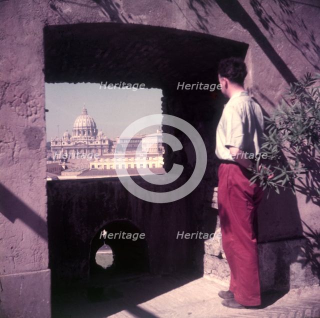The Vatican from Castel Sant'Angelo, Rome, Italy, c1955.  Creator: Arthur Charles Kirby Ware.