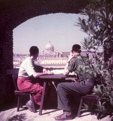 The Vatican from Castel Sant'Angelo, Rome, Italy, c1955. Creator: Arthur Charles Kirby Ware