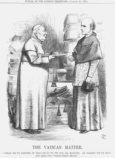 The Vatican Hatter 1874. Creator: Joseph Swain