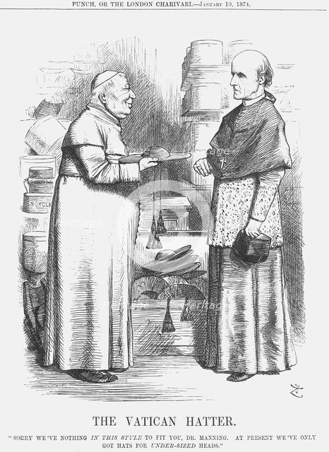 'The Vatican Hatter', 1874. Creator: Joseph Swain.