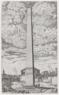 The Vatican Obelisk, 16th century., 16th century. Creator: Anon