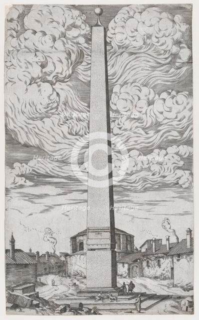 The Vatican Obelisk, 16th century., 16th century. Creator: Anon.