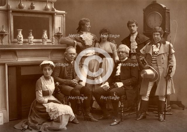 The Vaudeville Company in 'The Road to Ruin', at the Vaudeville Theatre, London, 1886. Creator: Barraud.