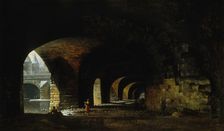 The vault of Quai de Gesvres, 1815. Creator: Auguste Jacques Regnier