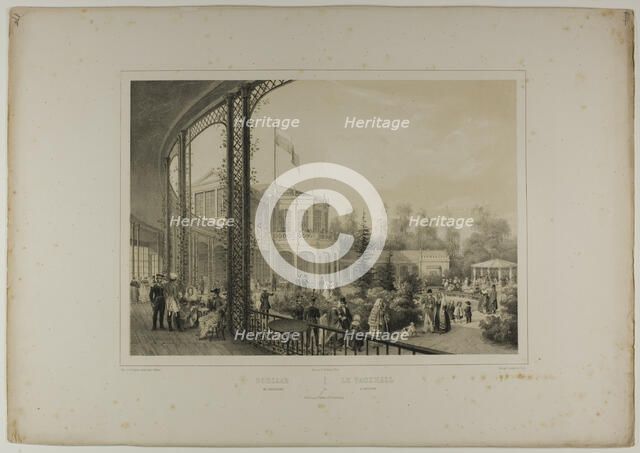 The Vauxhall in Pavlovsky, c. 1820. Creator: C. Schultz.