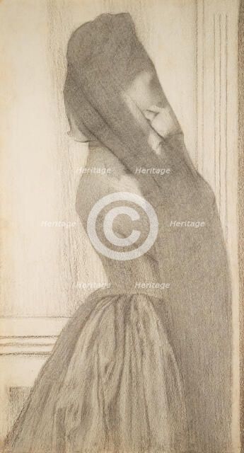 The Veil, c. 1887. Creator: Fernand Khnopff.