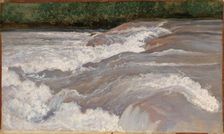 The Velino Above the Cascade of Terni , 1826. Creator: Corot, Jean-Baptiste Camille (1796-1875)