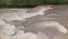 The Velino Above the Cascade of Terni, 1826. Creator: Jean-Baptiste-Camille Corot