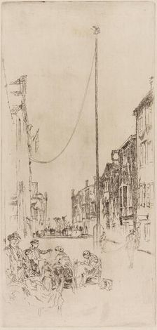 The Venetian Mast, 1879-1880. Creator: James Abbott McNeill Whistler