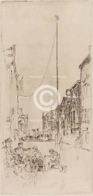 The Venetian Mast, 1879-1880. Creator: James Abbott McNeill Whistler.