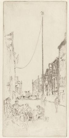 The Venetian Mast, 1879-1880. Creator: James Abbott McNeill Whistler