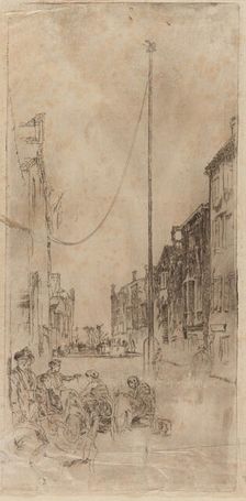 The Venetian Mast, 1879-1880. Creator: James Abbott McNeill Whistler