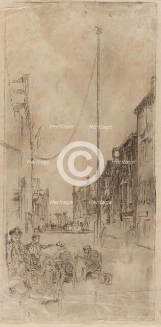 The Venetian Mast, 1879-1880. Creator: James Abbott McNeill Whistler.