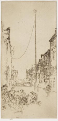 The Venetian Mast, 1879-1880. Creator: James Abbott McNeill Whistler