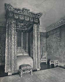 The Venetian Ambassador's Rom at Knole. The Bedstead Made for James I, The Chair and Stools of the