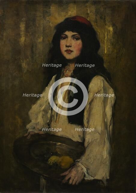 The Venetian Girl, c. 1880. Creator: Frank Duveneck (American, 1848-1919).