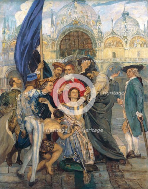 The Venetian Painters, 1937. Artist: Tito, Ettore (1859-1941)