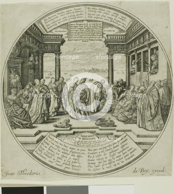 The Venetian Wedding, 1585/1600. Creator: Johann Theodor de Bry.