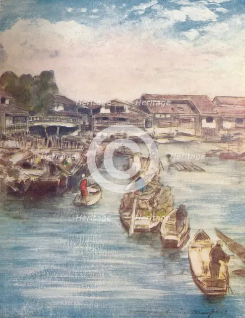 'The Venice of Japan', c1887, (1901). Artist: Mortimer L Menpes.