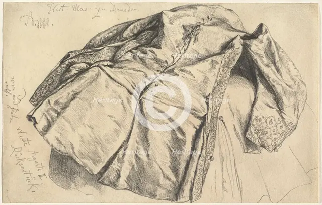 The Vest of August the Strong, 1840. Creator: Adolph Menzel.