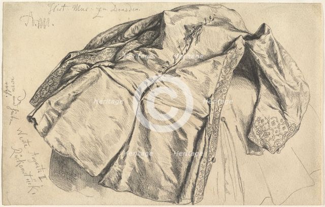 The Vest of August the Strong, 1840. Creator: Adolph Menzel.