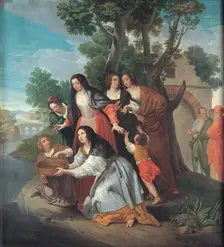 The Vestal Tuccia, Second Half of the 18th cen.. Artist: Corvi, Domenico (1721-1803)
